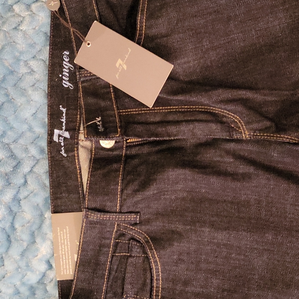 Seven for all man kind ginger wide leg trouser fit